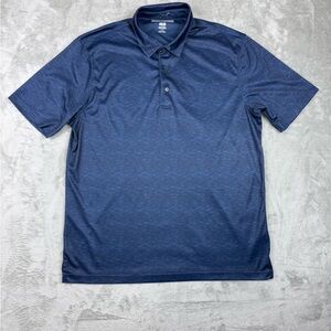 Greg Norman ML75 Play Dry Golf Polo Shirt Mens Large Short Sleeve Graphic Print